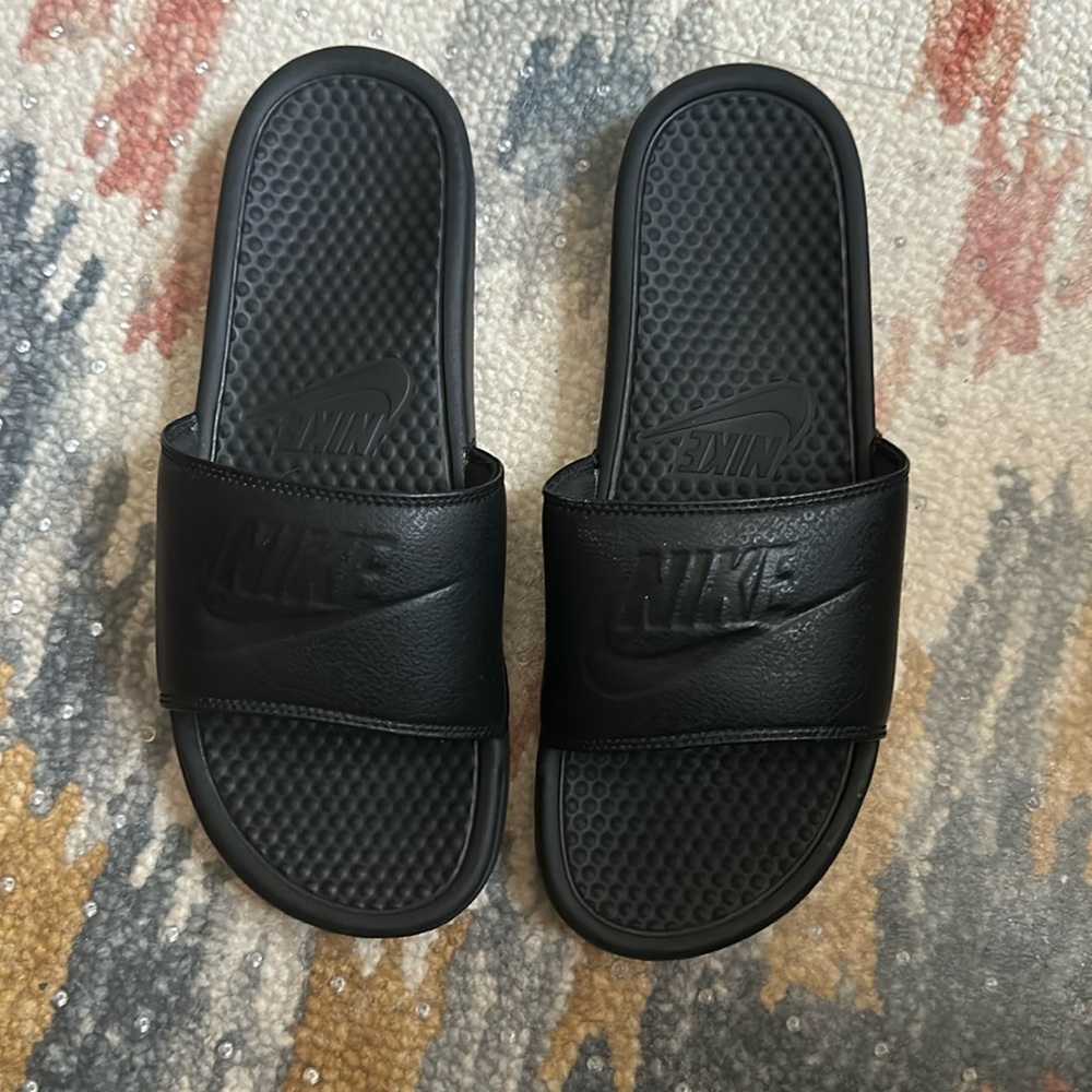 Men’s Black Nike Slides